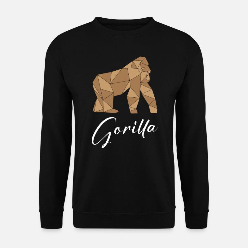 Gorilla - Unisex Pullover - Schwarz