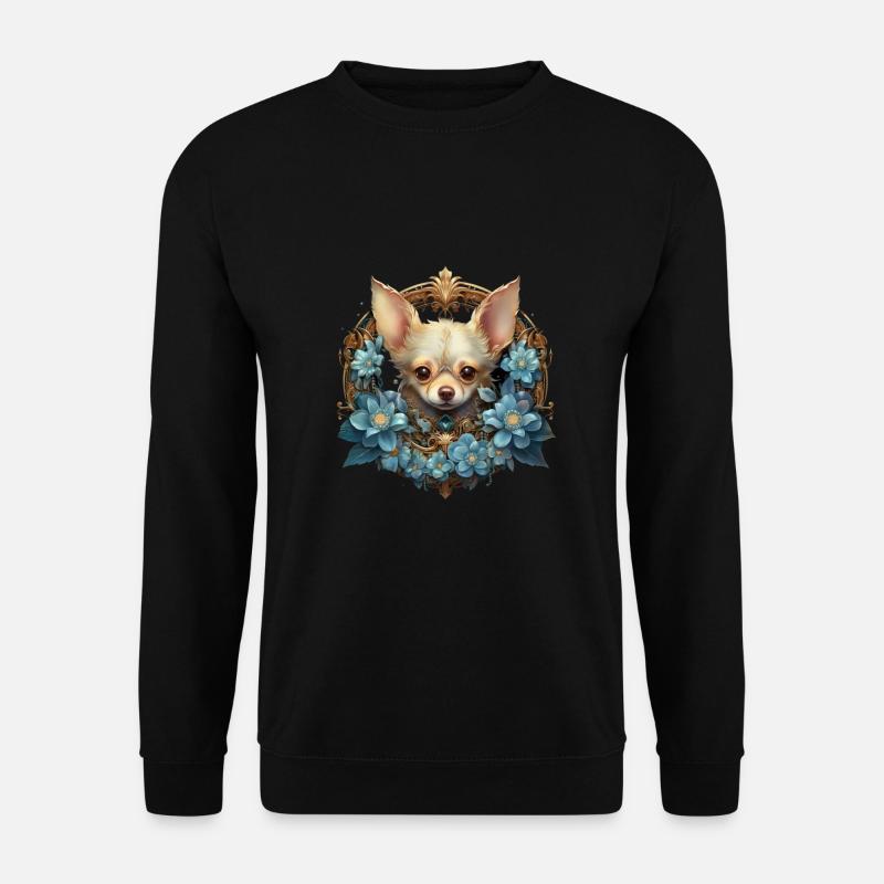 Chihuahua Hund Hunderasse - Unisex Pullover - Schwarz