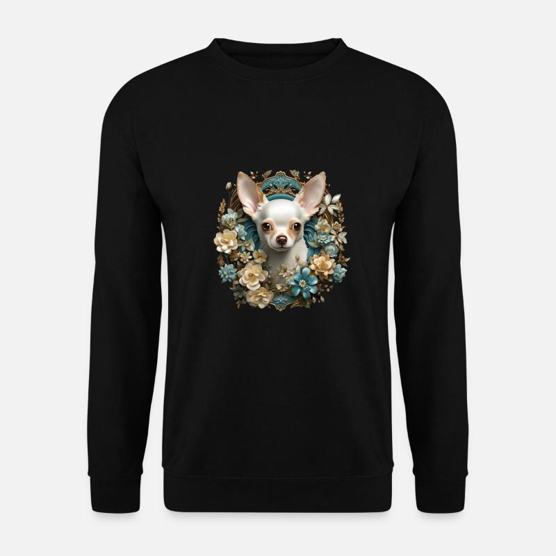 Chihuahua Hund Hunderasse - Unisex Pullover - Schwarz