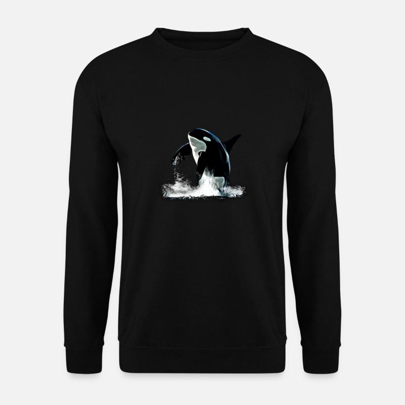 Orca - Unisex Pullover - Schwarz