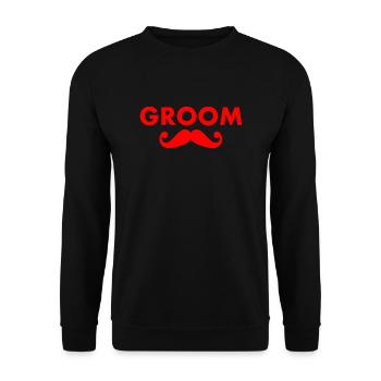 Groom - Unisex Pullover - Schwarz - Vorne - Alina (178cm) & Michal (187cm)
