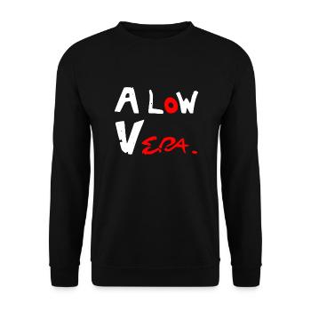 A low vera - Unisex Sweatshirt - black - Front - Alina (178cm) & Michal (187cm)