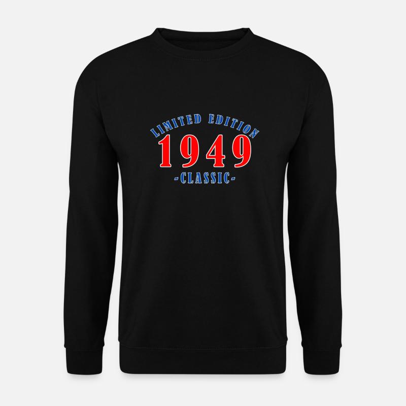 1949 Geburtsjahr - Unisex Pullover - Schwarz