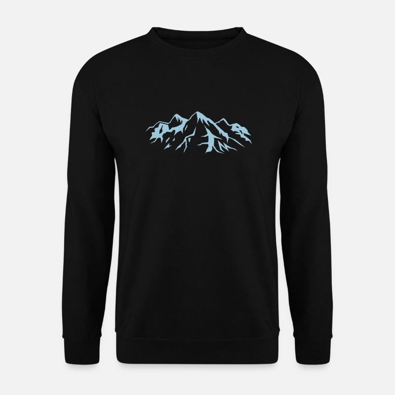 2541614 135413617 Berge - Unisex Pullover - Schwarz