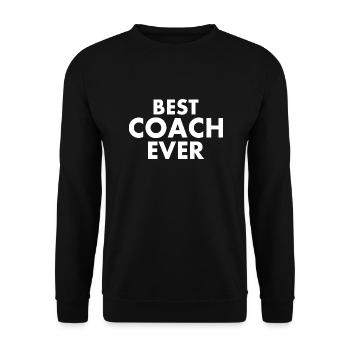 Best coach ever - Sweat-shirt Unisexe - noir - Devant - Alina (178cm) & Michal (187cm)