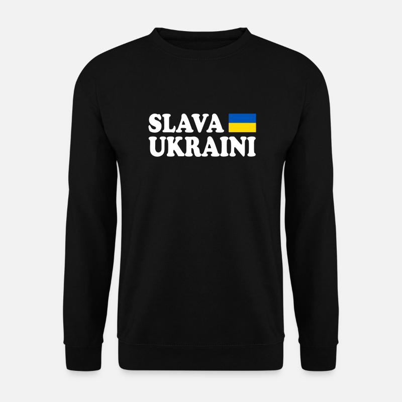 Slava ukraini - Unisex Sweatshirt - black