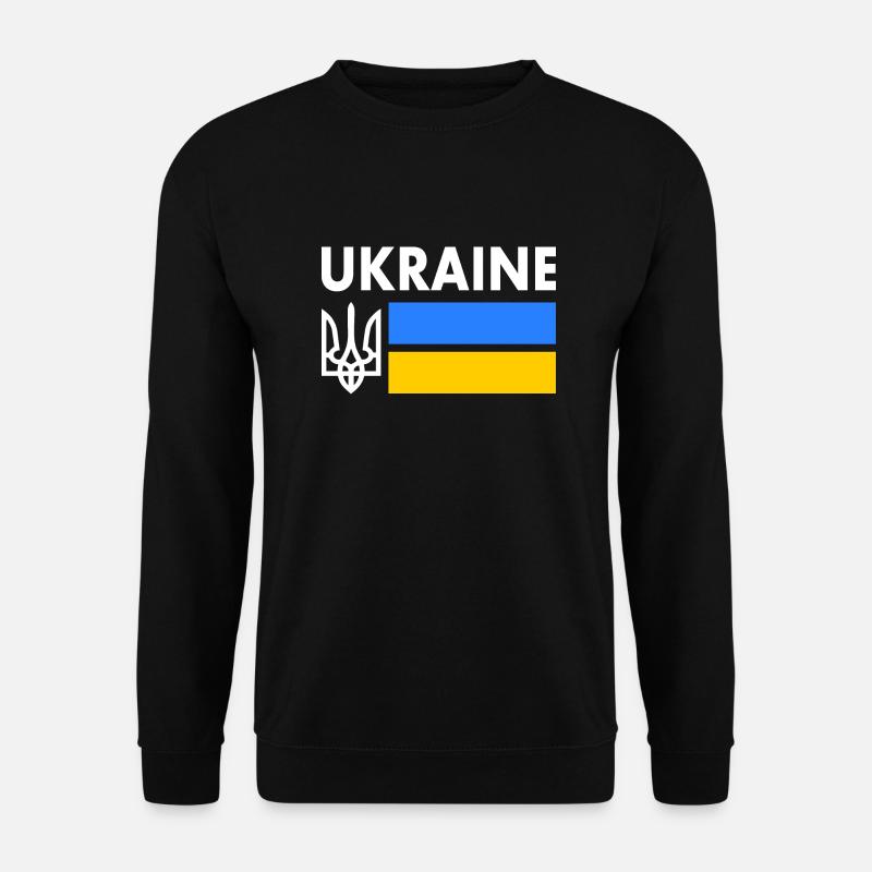 Ukraine - Unisex Pullover - Schwarz