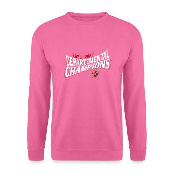 Puy de Dôme CHAMPS red font - Sweat-shirt Unisexe - rose - Devant