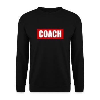 Coach - Unisex Sweatshirt - black - Front - Alina (178cm) & Michal (187cm)