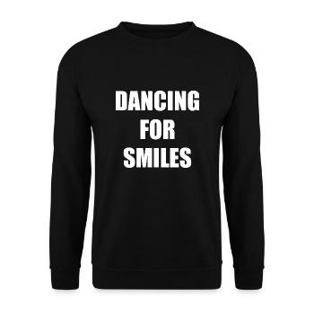 dancing for smiles - Sweat-shirt Unisexe - noir - Devant - Alina (178cm) & Michal (187cm)