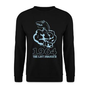 Geburtsjahr 1964 - Unisex Pullover - Schwarz - Vorne - Alina (178cm) & Michal (187cm)
