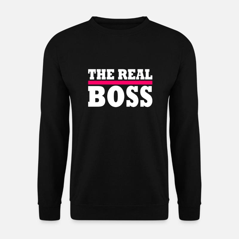 The real boss - Unisex Pullover - Schwarz