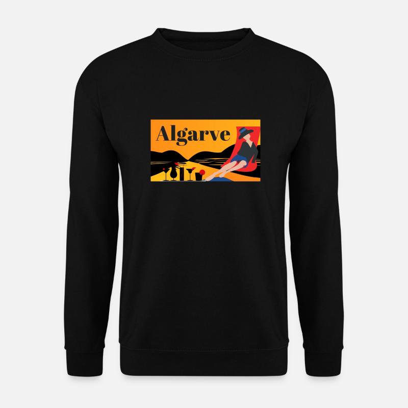 Algarve - Portugal - Unisex Pullover - Schwarz