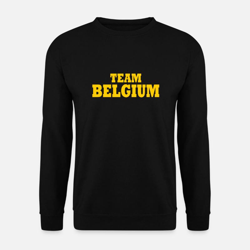 Team belgium - Unisex Pullover - Schwarz