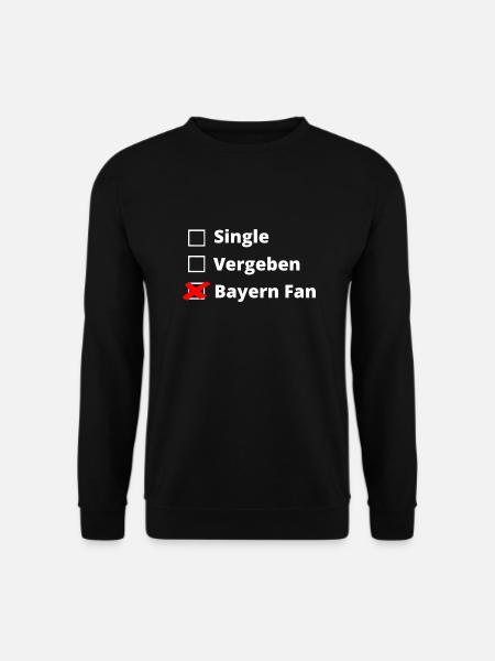 Bayern Fan statt vergeben - Unisex Pullover - Schwarz