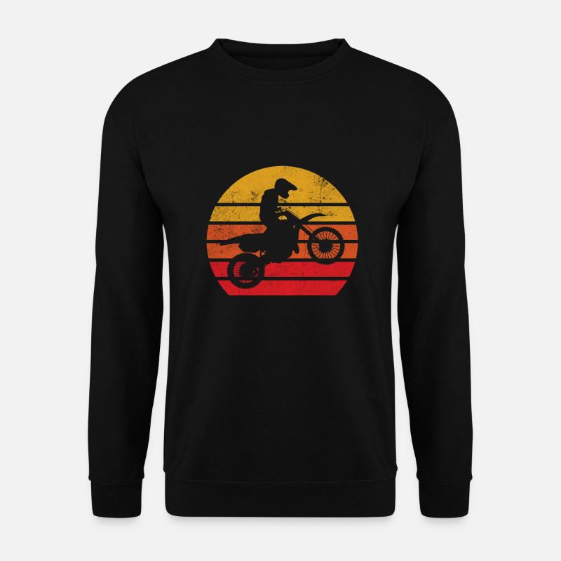 Motocross - Unisex Pullover - Schwarz