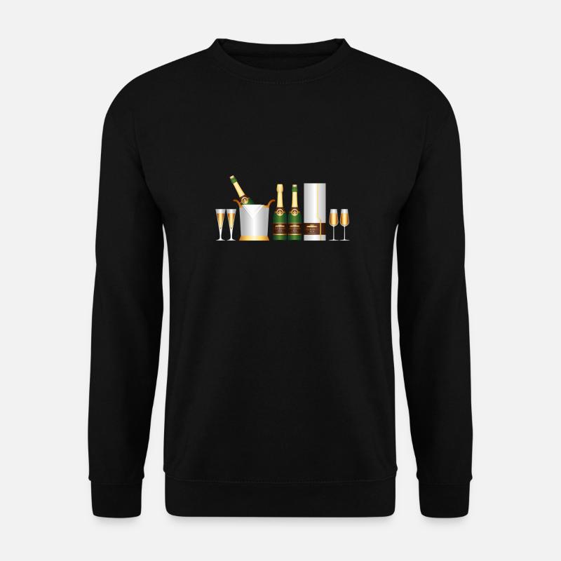 Set Sekt - Unisex Pullover - Schwarz
