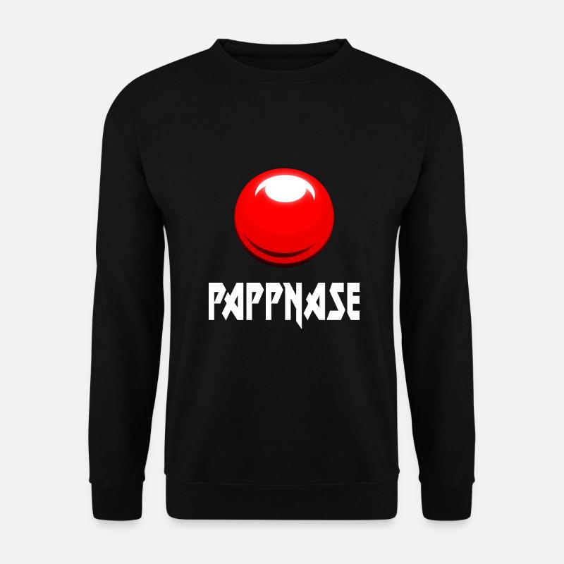 PAPPNASE - Unisex Pullover - Schwarz