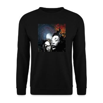 Ghosts - Unisex Sweatshirt - black - Front - Alina (178cm) & Michal (187cm)