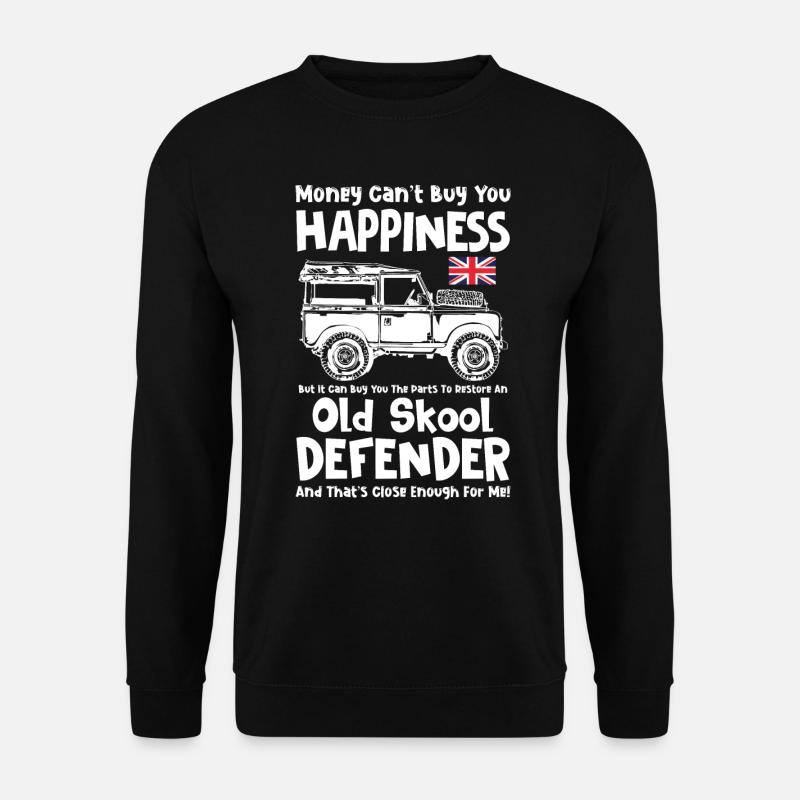 Landy Defender Retro Classic - Unisex Sweatshirt - black