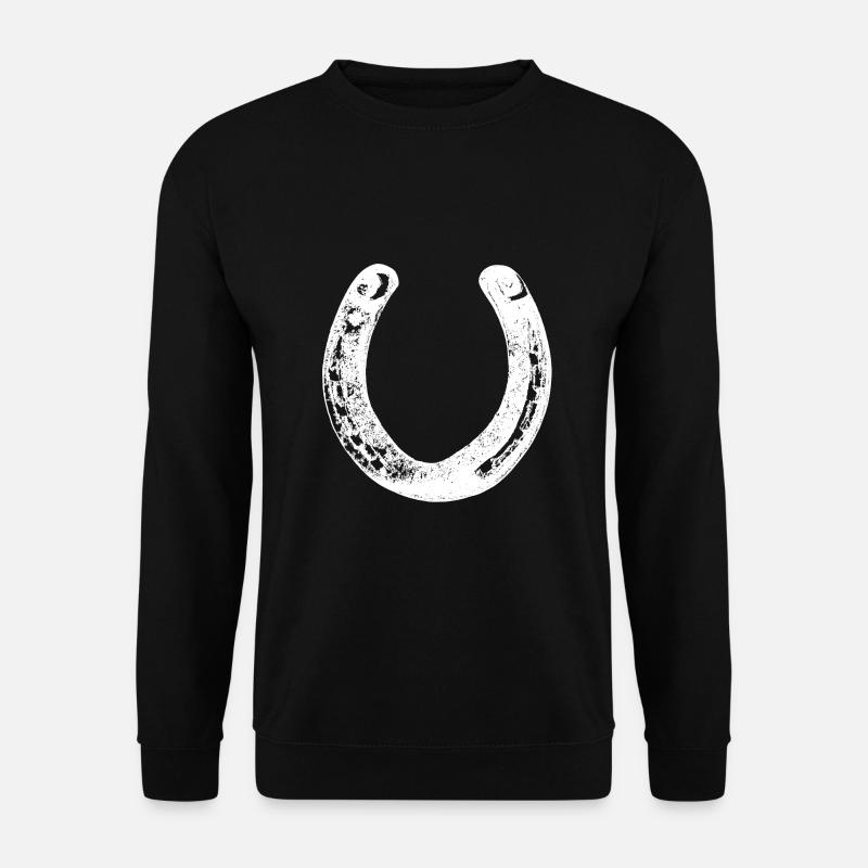 Hufeisen - Unisex Pullover - Schwarz