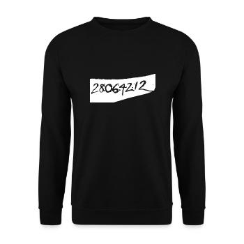 28: 06: 42: 12 Darko Trend Design - Unisex Sweatshirt - black - Front - Alina (178cm) & Michal (187cm)