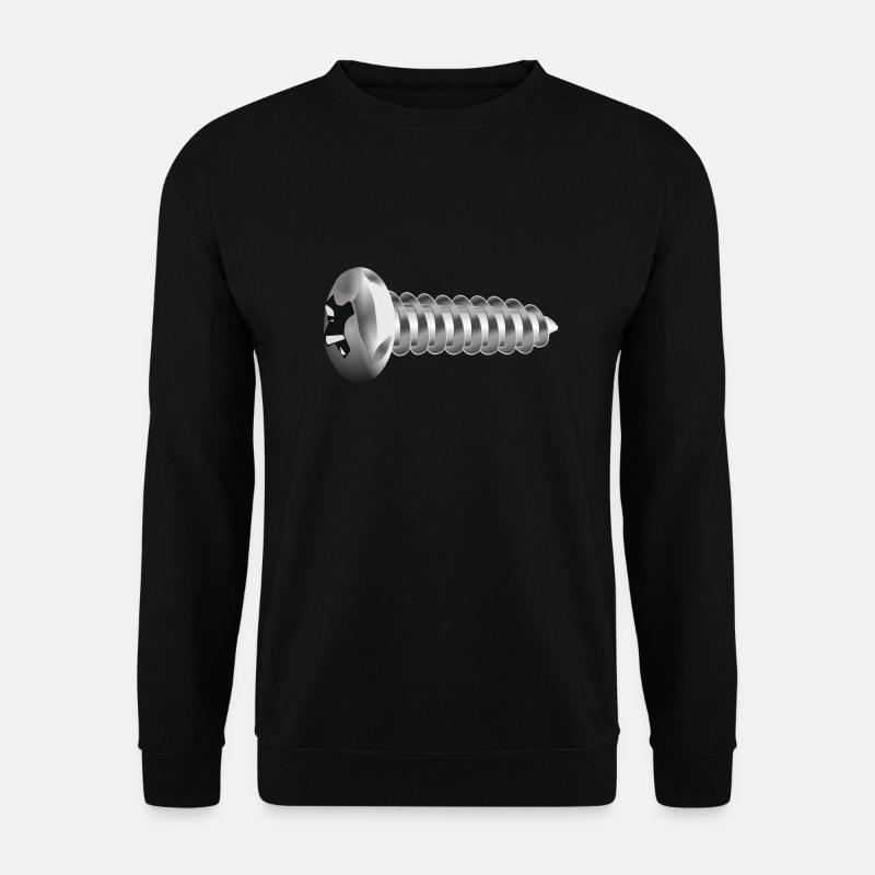 Schraube,Werkzeug,Handwerk - Unisex Pullover - Schwarz