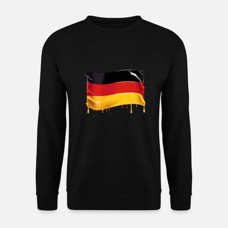 DEUTSCHLANDFLAGGE FAHNE DEUTSCHLAND - Unisex Pullover - Schwarz