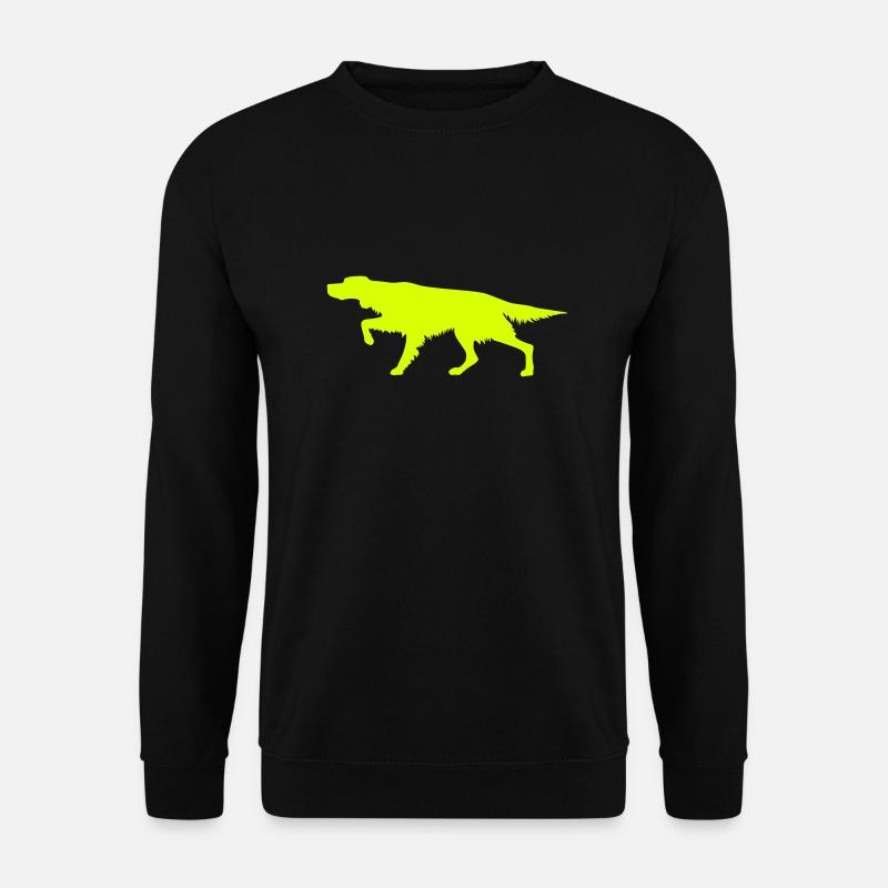 Irish Setter - On Point - Silhouette - Unisex Sweatshirt - black