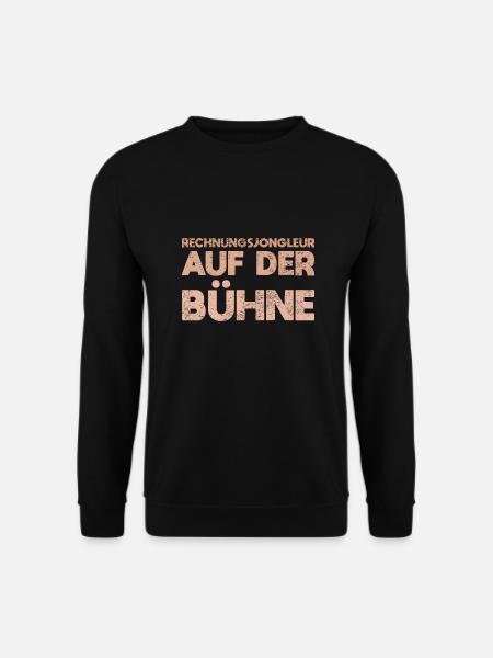 Rechnungsjongleur Auf Der Bühne - Unisex Pullover - Schwarz