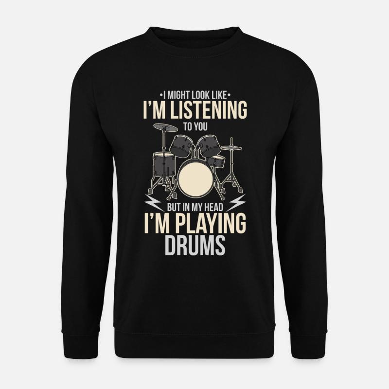 Drums - Unisex Sweatshirt - black