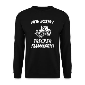 Trecker - Unisex Pullover - Schwarz - Vorne - Alina (178cm) & Michal (187cm)