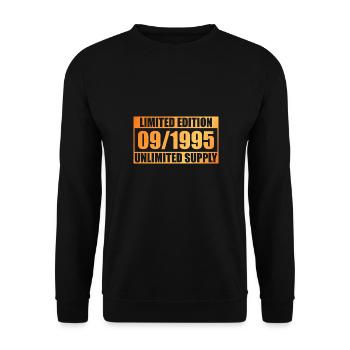 30e anniversaire Édition Limitée - ꝏ Approvisionnement 09/1995 - Sweat-shirt Unisexe - noir - Devant - Alina (178cm) & Michal (187cm)