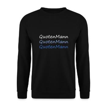 Quotenmann - Unisex Pullover - Schwarz - Vorne - Alina (178cm) & Michal (187cm)