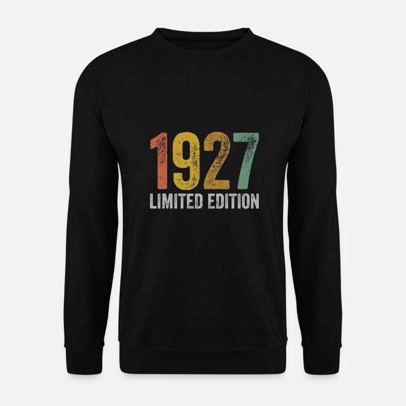 Millésime 1927 édition limitée anniversaire - Sweat-shirt Unisexe - noir