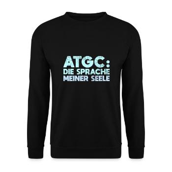 ATGC: Die Sprache Meiner Seele - Unisex Pullover - Schwarz - Vorne - Alina (178cm) & Michal (187cm)