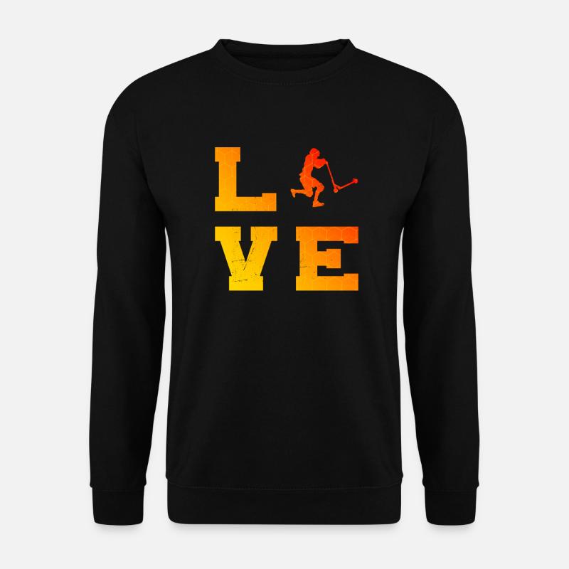 Tretroller Stunt Scooter Stunt Roller Scooter - Unisex Pullover - Schwarz