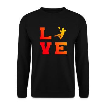 Jeux de Handball Handball Femmes Handball Handball Handball - Sweat-shirt Unisexe - noir - Devant - Alina (178cm) & Michal (187cm)