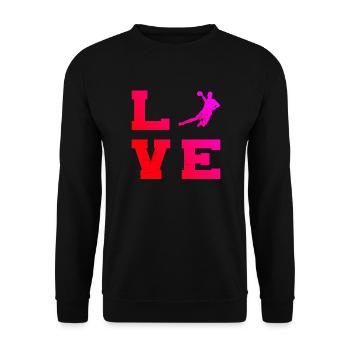 Joueuses de handball Handball Masculin Handball - Sweat-shirt Unisexe - noir - Devant - Alina (178cm) & Michal (187cm)