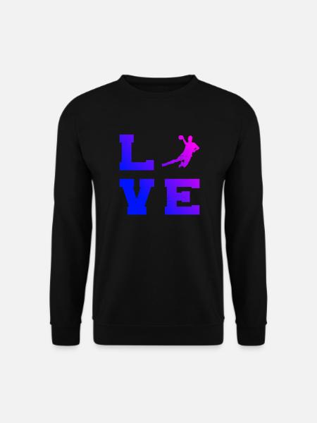 Herren Handballspielen Handballer Handballspieler - Unisex Pullover - Schwarz