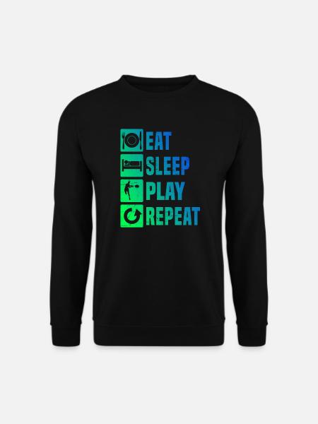 Tennisspieler Tennis Damen Tennis spielen Herren - Unisex Pullover - Schwarz