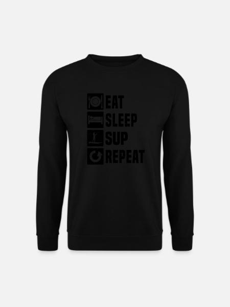 Stand up paddle pour hommes pour femmes - Sweat-shirt Unisexe - noir