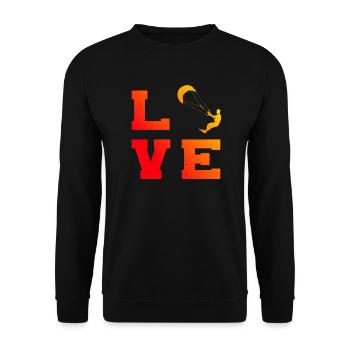 Kitesurf Kitesurf Femmes Kitesurf Kitesurf Kitesurf - Sweat-shirt Unisexe - noir - Devant - Alina (178cm) & Michal (187cm)