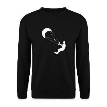 Kitesurf Kitesurf Kitesurf KitesurfEr Homme - Sweat-shirt Unisexe - noir - Devant - Alina (178cm) & Michal (187cm)
