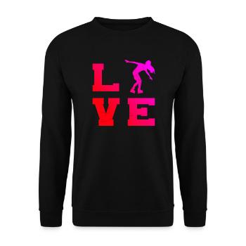 Patin à roulettes Patins à roulettes pour hommes Patins à roulettes - Sweat-shirt Unisexe - noir - Devant - Alina (178cm) & Michal (187cm)