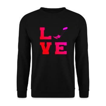 Kitesurf Kitesurf Kitesurfer Kiting Hommes - Sweat-shirt Unisexe - noir - Devant - Alina (178cm) & Michal (187cm)