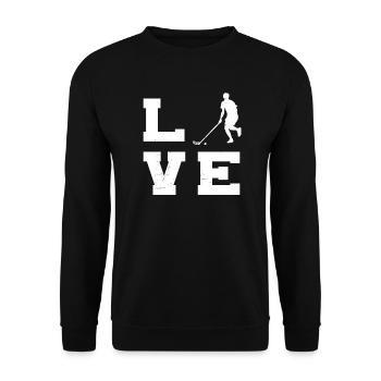 Jeux de Floorball Floorball Femmes Floorball - Sweat-shirt Unisexe - noir - Devant - Alina (178cm) & Michal (187cm)