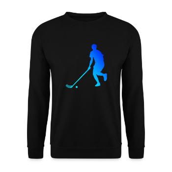 Floorball Hockey Salibandy Floorball Hommes - Sweat-shirt Unisexe - noir - Devant - Alina (178cm) & Michal (187cm)