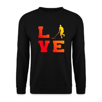 Innebandy Floorball Hommes Salibandy Femmes - Sweat-shirt Unisexe - noir - Devant - Alina (178cm) & Michal (187cm)