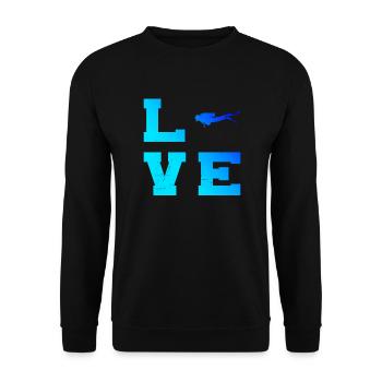 Scuba Diver Scuba Diving Dames - Sweat-shirt Unisexe - noir - Devant - Alina (178cm) & Michal (187cm)